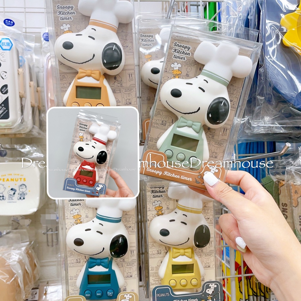 日本帶回 史努比 snoopy 廚師造型 立體 電子 計時 廚房計時器 計時器 冰箱磁鐵 磁吸 廚房用品 | 蝦皮購物