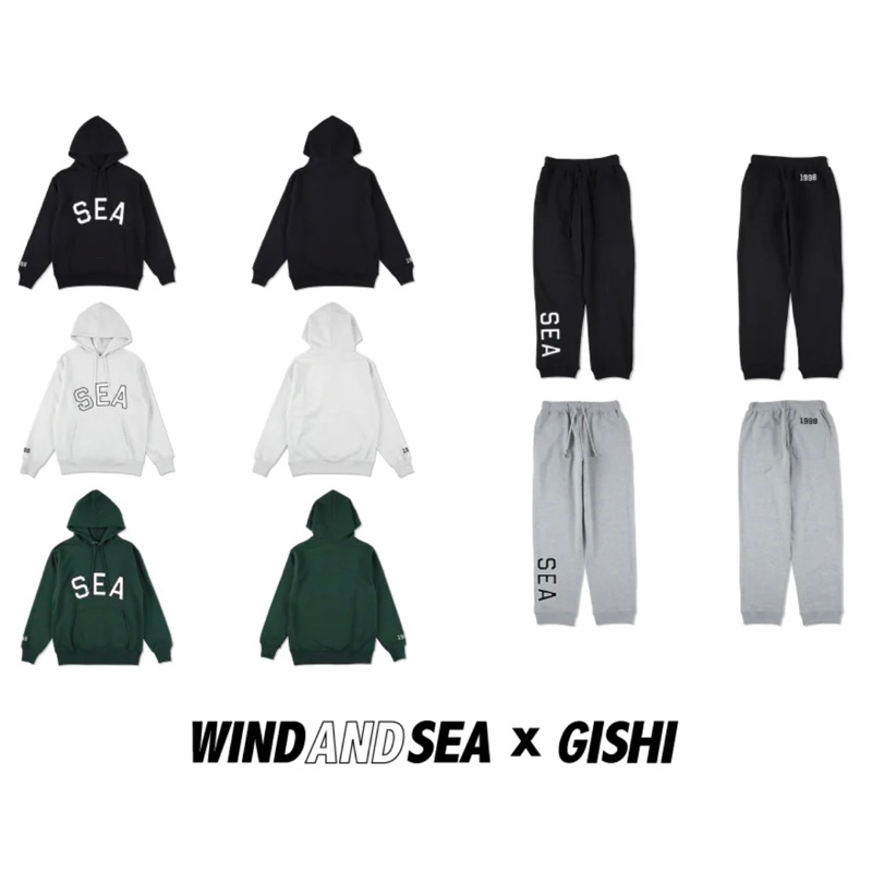 驚きの安さ WIND AND SEA WDS x Gishi Logo Hoodie - トップス