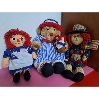 PLAYSKOOL RAGGEDY ANN andANDY DOLLS 12 1987 海外 即決-