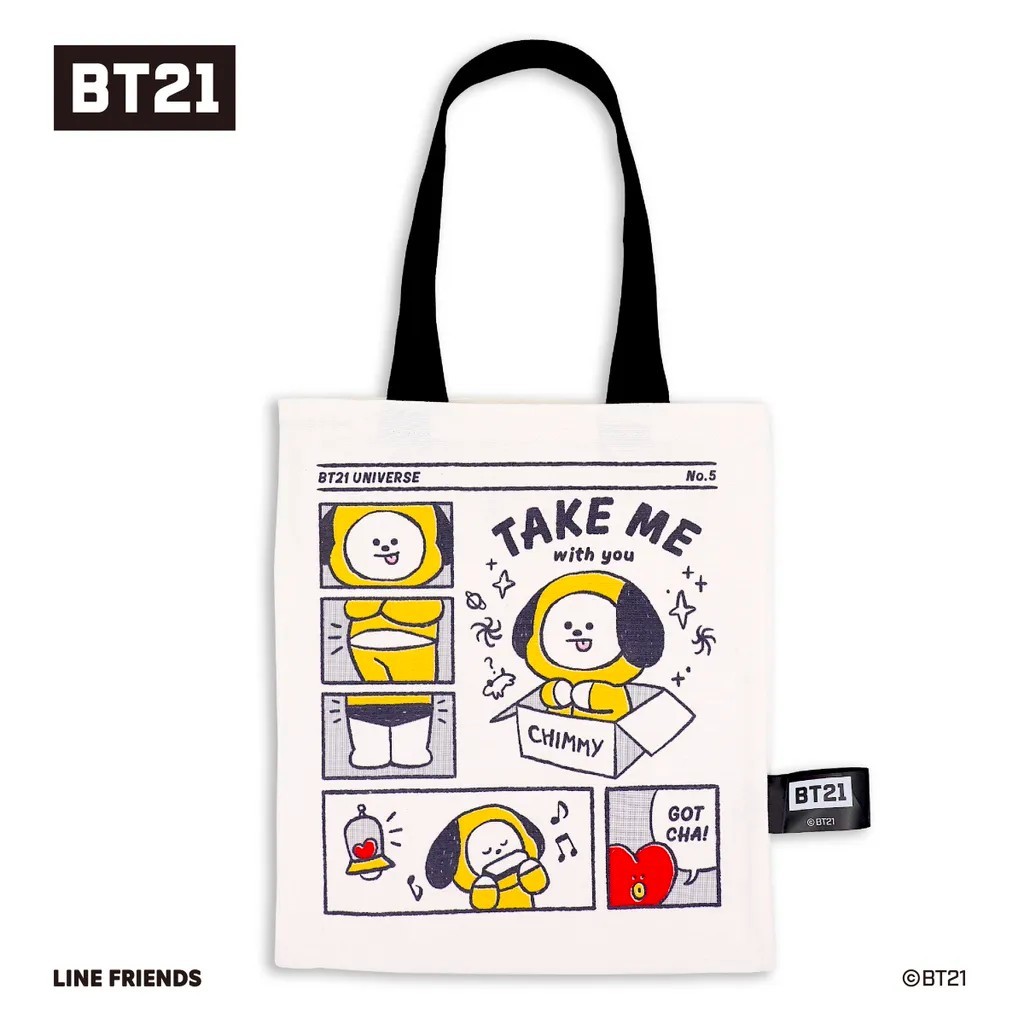 バッグ 藤原ひろし BT21 X FRAGMENT - トートバッグ