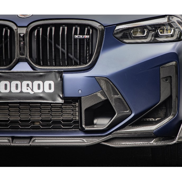 AutoTecknic Dry Carbon Front Bumper Air Vent Set - F97 X3M LCI | F98 X4M LCI