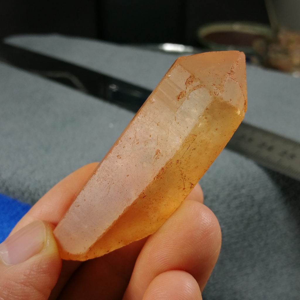 橘　 水晶 友克鑫礦業]超值晶礦51-100-橘子水晶Tangerine Quartz 水晶柱晶柱原礦