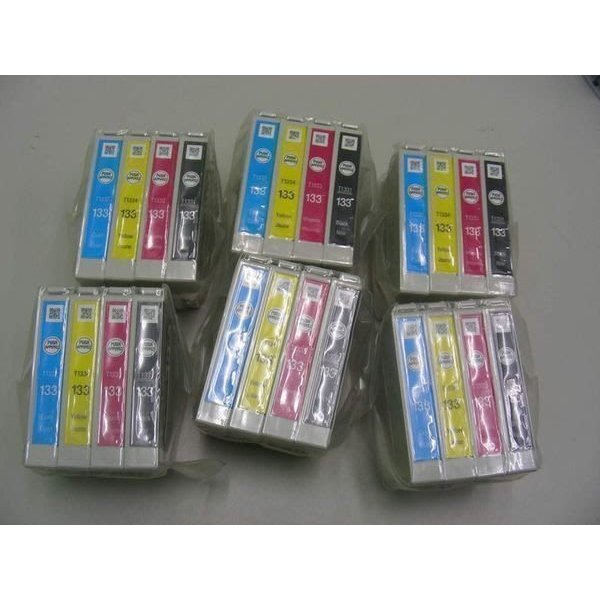 裸裝原廠EPSON 133 四色組T1331/1332/1333/1334只適用:T22/TX120/TX130 | 蝦皮購物