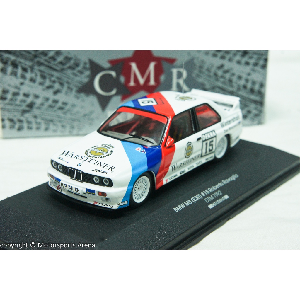 現貨特價】1:43 CMR BMW M3 E30 #15 DTM 1992 Ravaglia 德國房車賽