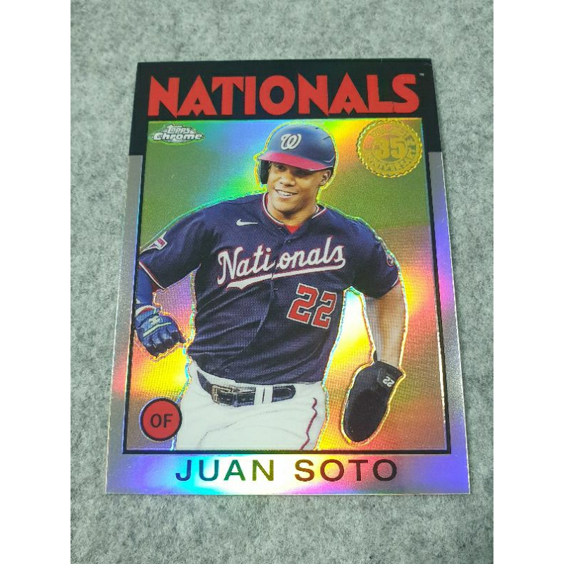 2021 Topps Chrome #86BC-4 Refractor Juan Soto 35周年銀亮| 蝦皮購物