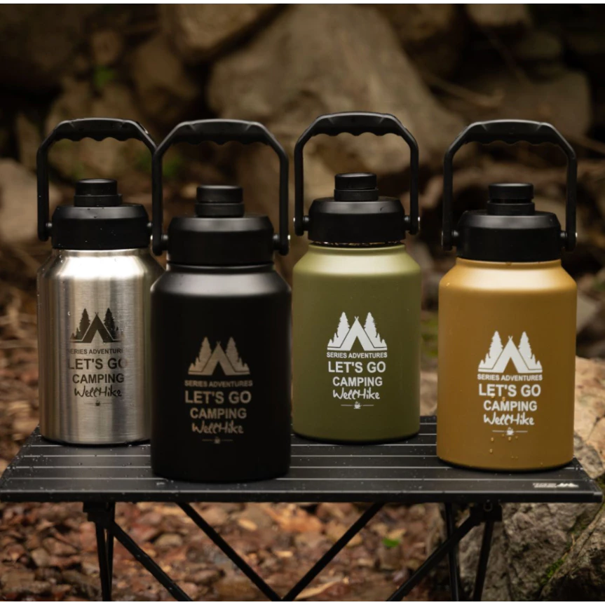 夏日露營的冰塊救星！WELLHIKE 戶外不鏽鋼冰桶 2L：戰術美學 x 真空斷熱的超強守護