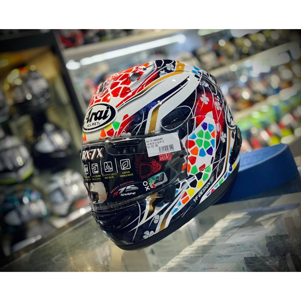 🏆UPC騎士精品-旗艦館🏆(訂金) Arai RX-7X NAKAGAMI GP2中上貴晶限量全 