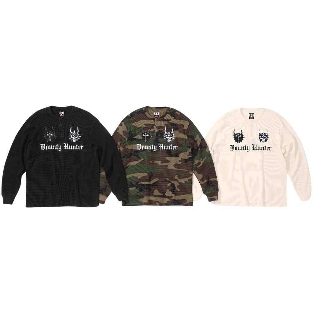 現貨SUPREME®/BOUNTY HUNTER THERMAL HENLEY L/S TOP - Zoopreme