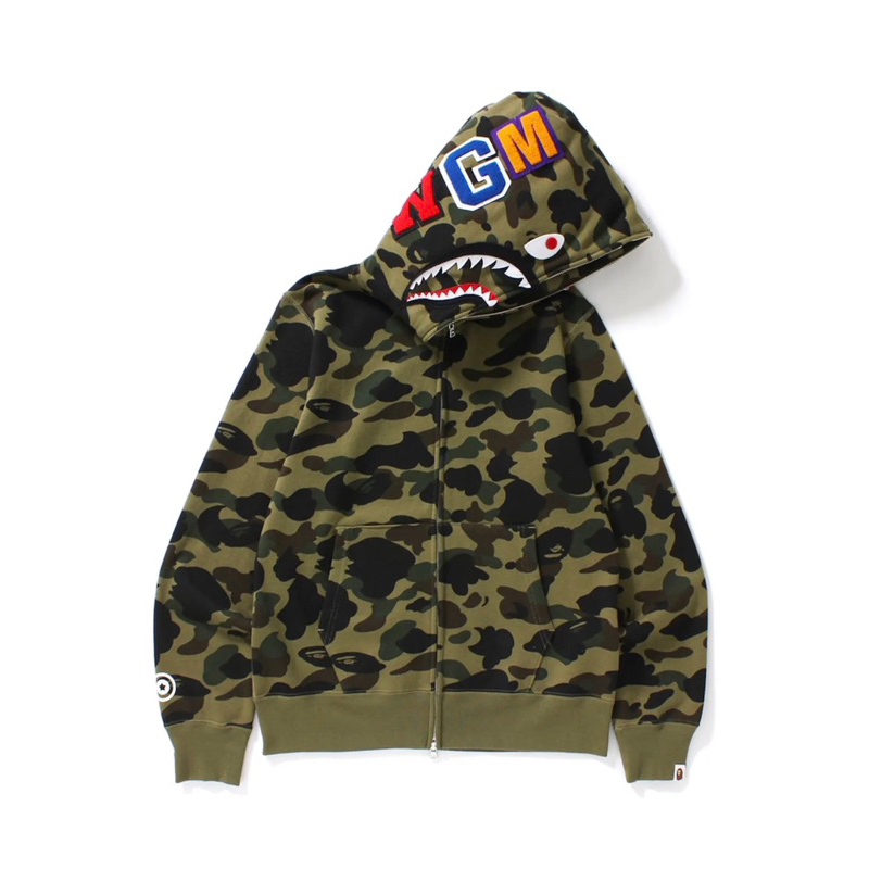 Camouflage hot sale bape jacket