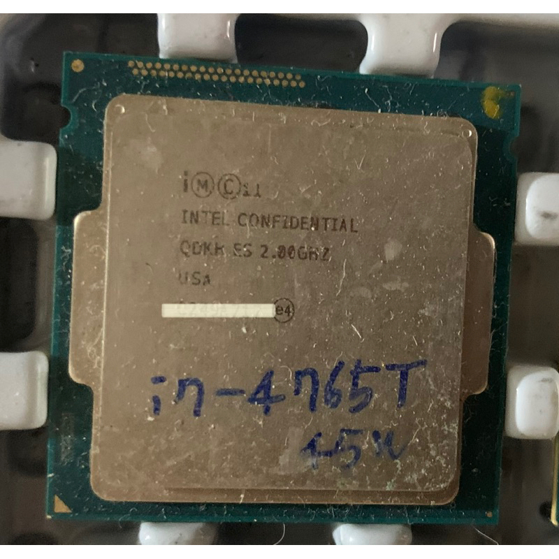 Intel Core i7-4765T ES 不顯 2.0G /8M 4C8T 35W 低溫模擬八核 1150 處理器 | 蝦皮購物