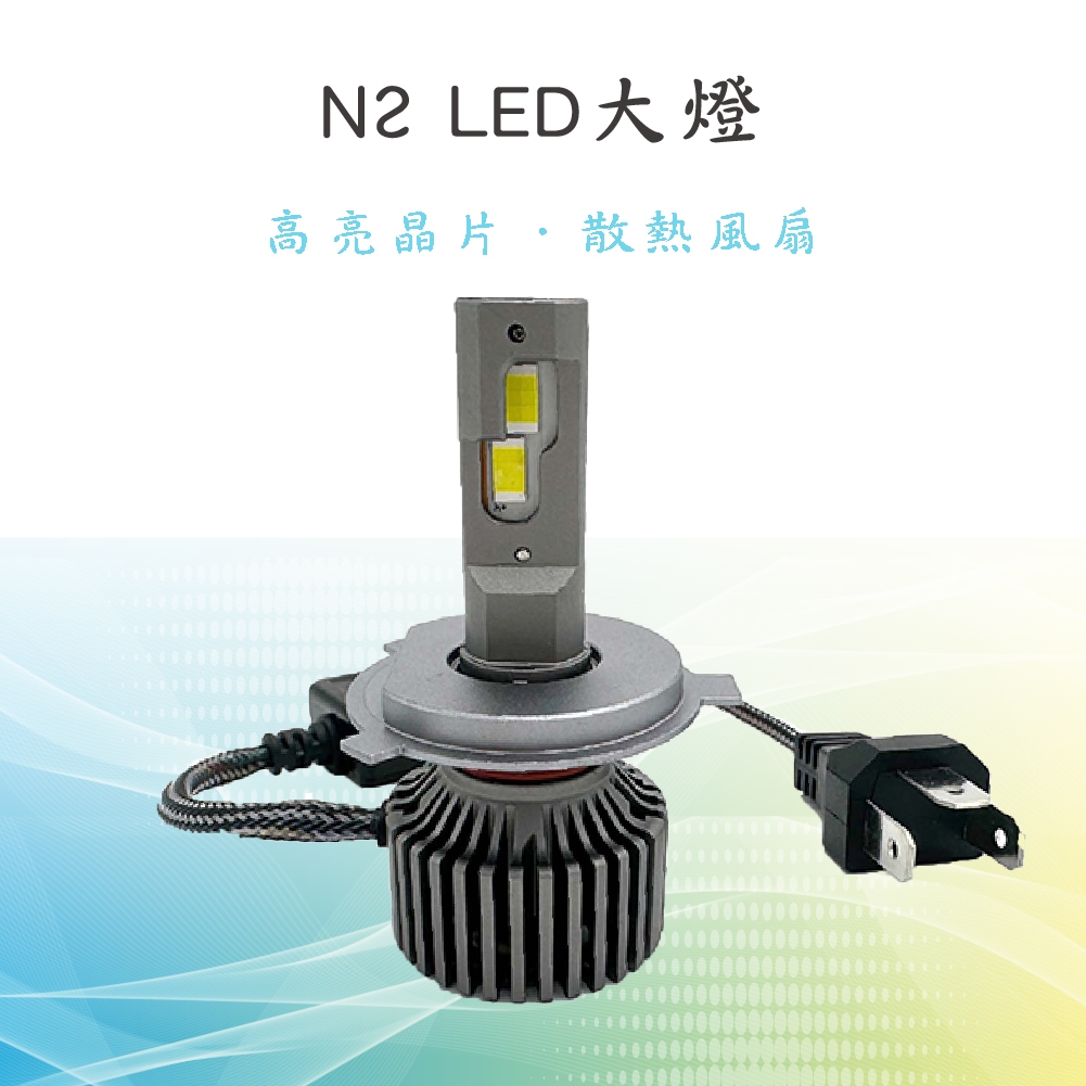 【N2 LED大燈】台灣發貨 白光 三色光 LED 大燈 霧燈 車燈 卡車專用12/24V V28 | 蝦皮購物