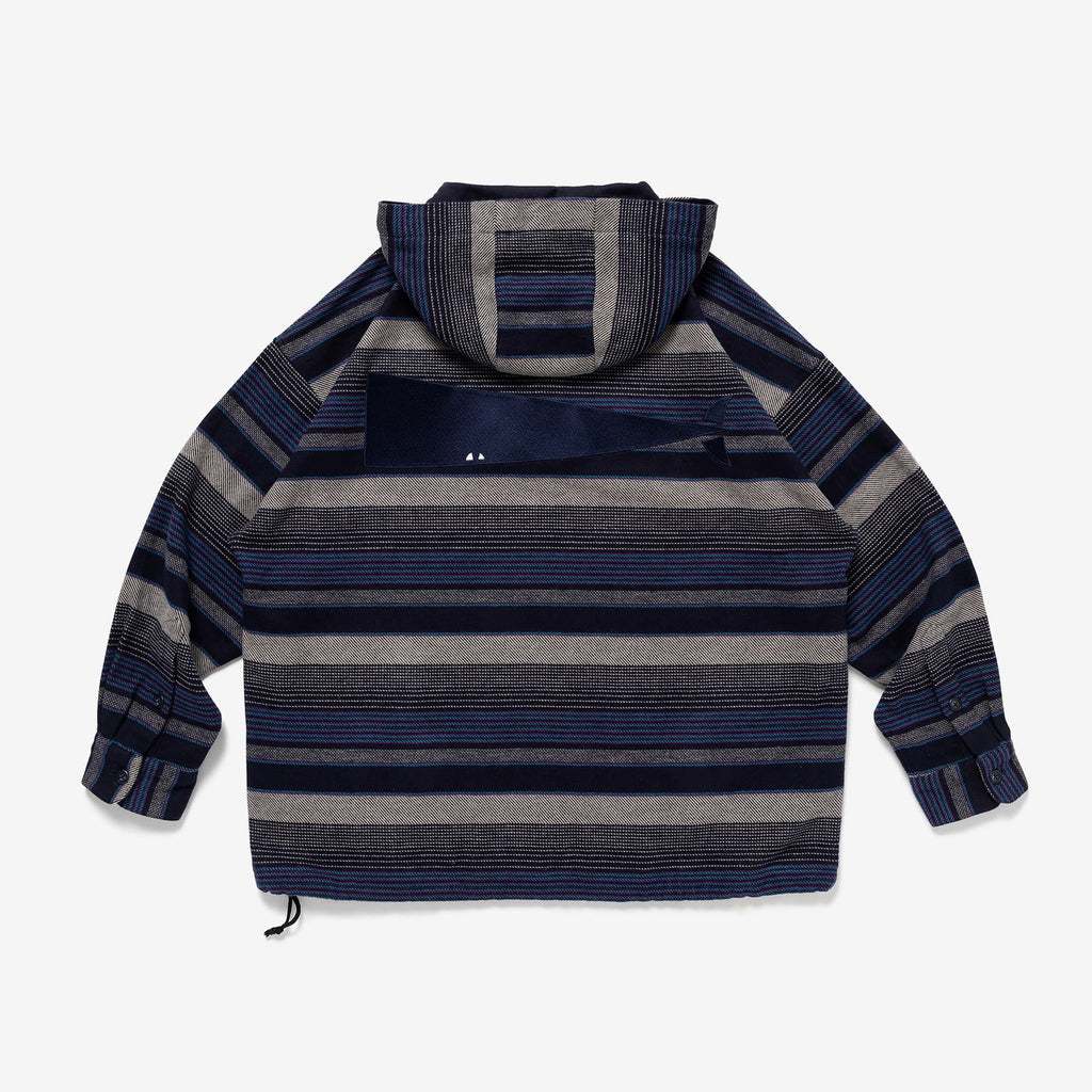 AllenTAPS】DESCENDANT 23AW MOLE HOODED STRIPE LS SHIRT AllenTAPS】DESCENDANT 23AW MOLE HOODED STRIPE LS SHIRT