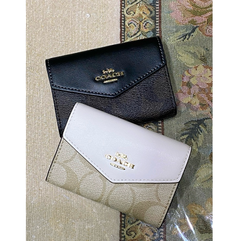 [COACH] Coach信封式卡夾 卡包 零錢包 [美國正品 現貨在台] | 蝦皮購物