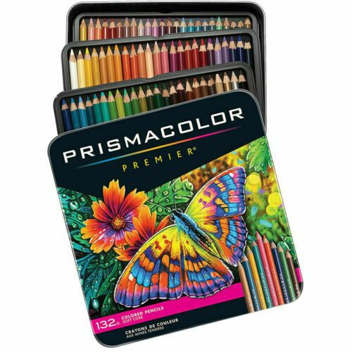 美國PRISMACOLOR霹靂馬Premier系列頂級油性色鉛筆鐵盒裝-132色| 蝦皮購物
