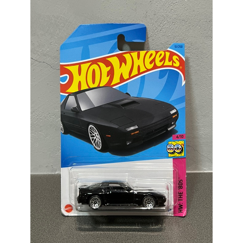 Hot Wheels 2023 HW: The 80's #51 '89 Mazda Savanna RX-7 FC3S Nera - 1/64 Diecast