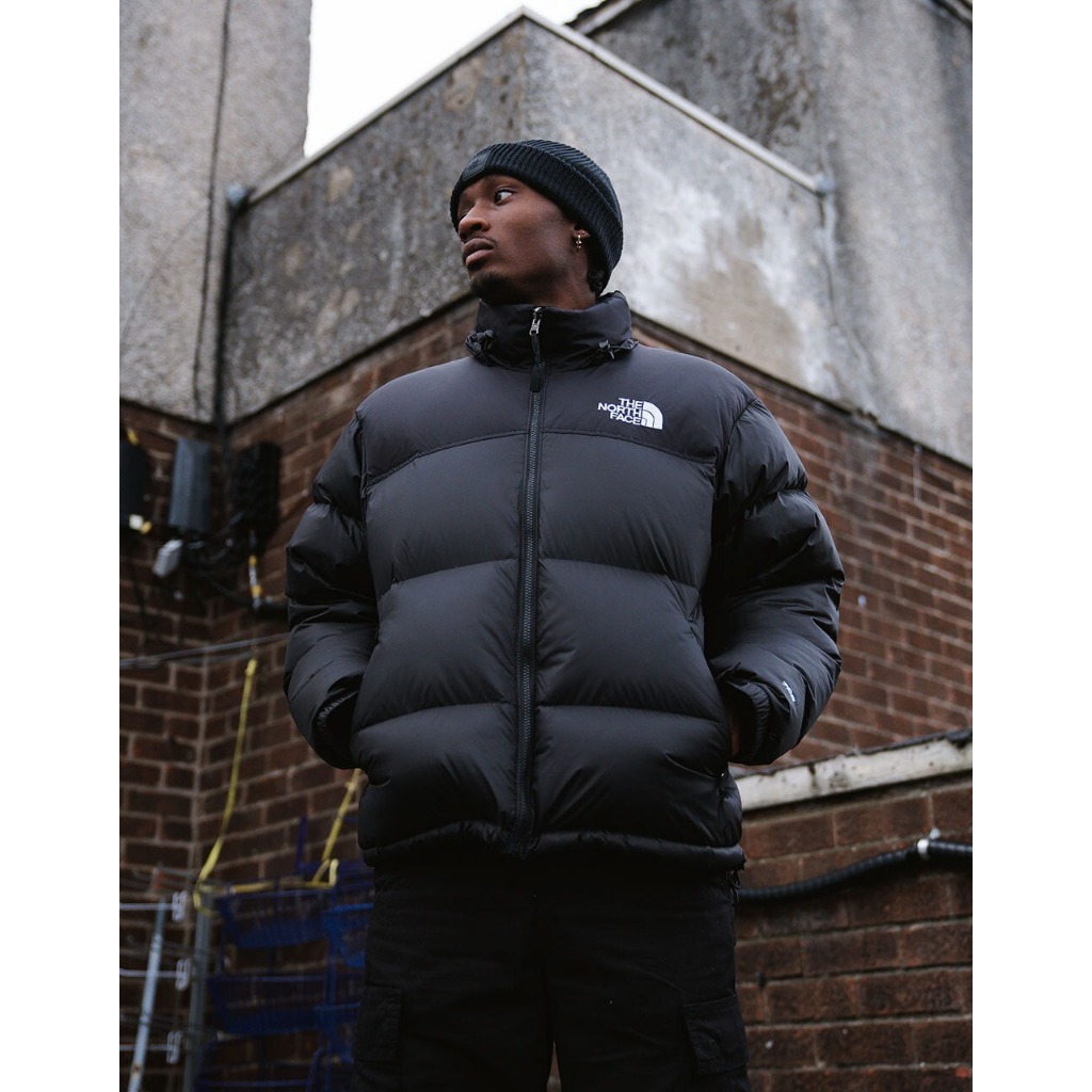 The north face on sale nuptse 2 black