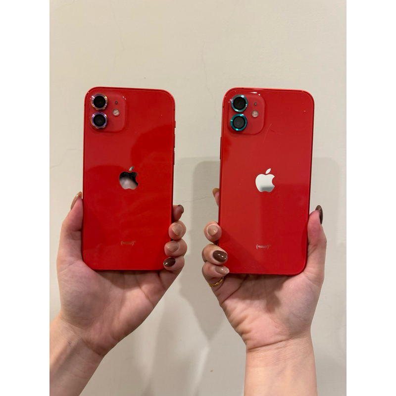 2台Iphone 出售 《可單台購買》 型號：IPhone 12 128G 紅色 功能正常、無維修紀錄 電池健康