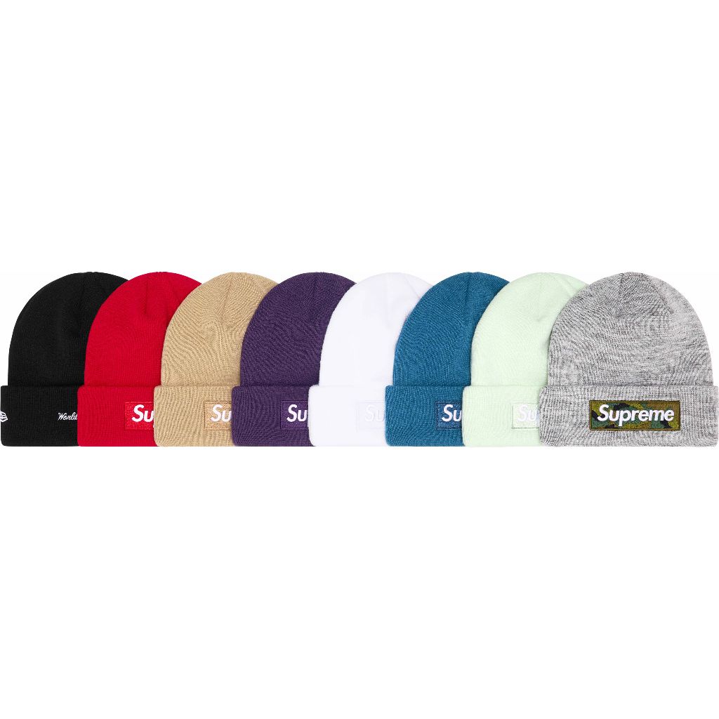 Supreme 2023 F/W 秋冬 New Era® Box Logo Beanie 毛帽