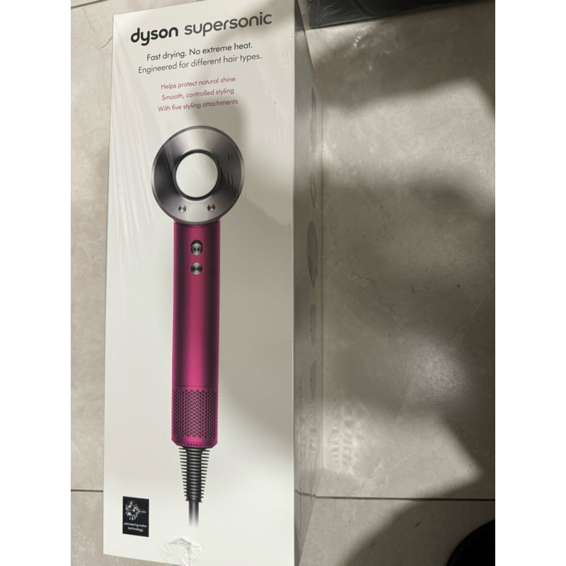 【dyson 戴森】supersonic Hd08 全新版 吹風機 溫控 負離子桃紅色台灣公司貨 蝦皮購物