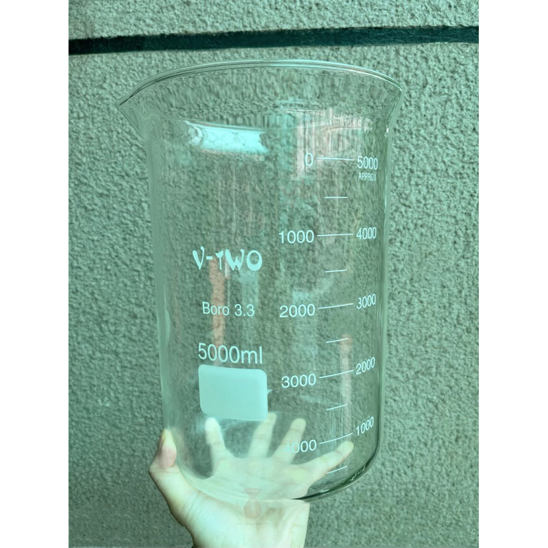 玻璃燒杯5000ml 玻璃燒杯 低型燒杯 刻度燒杯 另有1000-3000ml 立騰玻璃 | 蝦皮購物