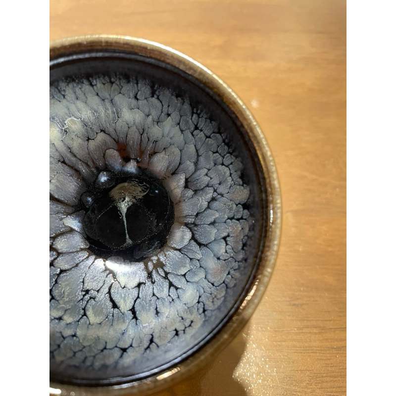 C1025 ️晶盞閣/李高發/水墨牡丹/黑牡丹/建盞/一物一拍/建盞/鐵胎/建盞杯/軟化水質/茶杯/油滴/ | 蝦皮購物