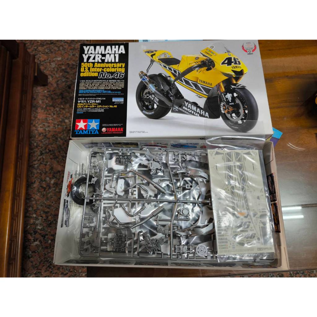 [阿彰現貨] TAMIYA 田宮 14114 1/12 YAMAHA YZRM1 美國站 Rossi VR46 蝦皮購物