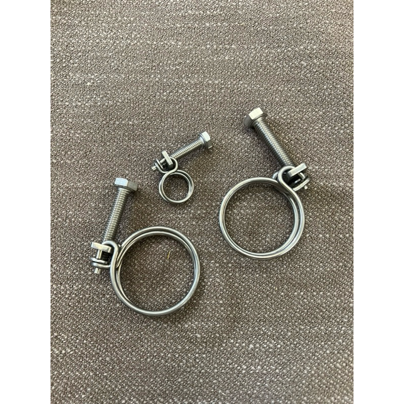 台灣賣家 滿百出貨 304不鏽鋼 鋼絲管束 白鐵管束 鋼絲管夾 13-45mm 束管圈 管夾 管束 不銹鋼 | 蝦皮購物