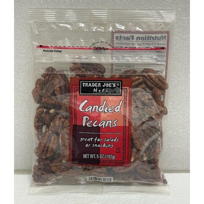Trader Joe’s 蜜糖山核桃 Candied Pecans 甜辣山核桃 sweet&spicy Pecans 蝦皮購物