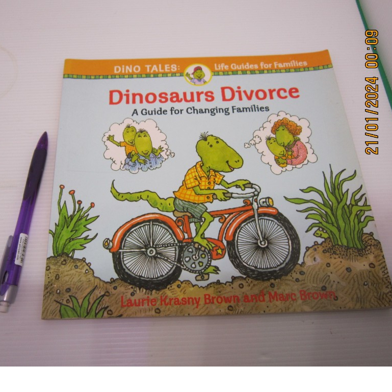 「二手書」英文繪本 Dinosaurs Divorce A Guide for Changing Families 蝦皮購物