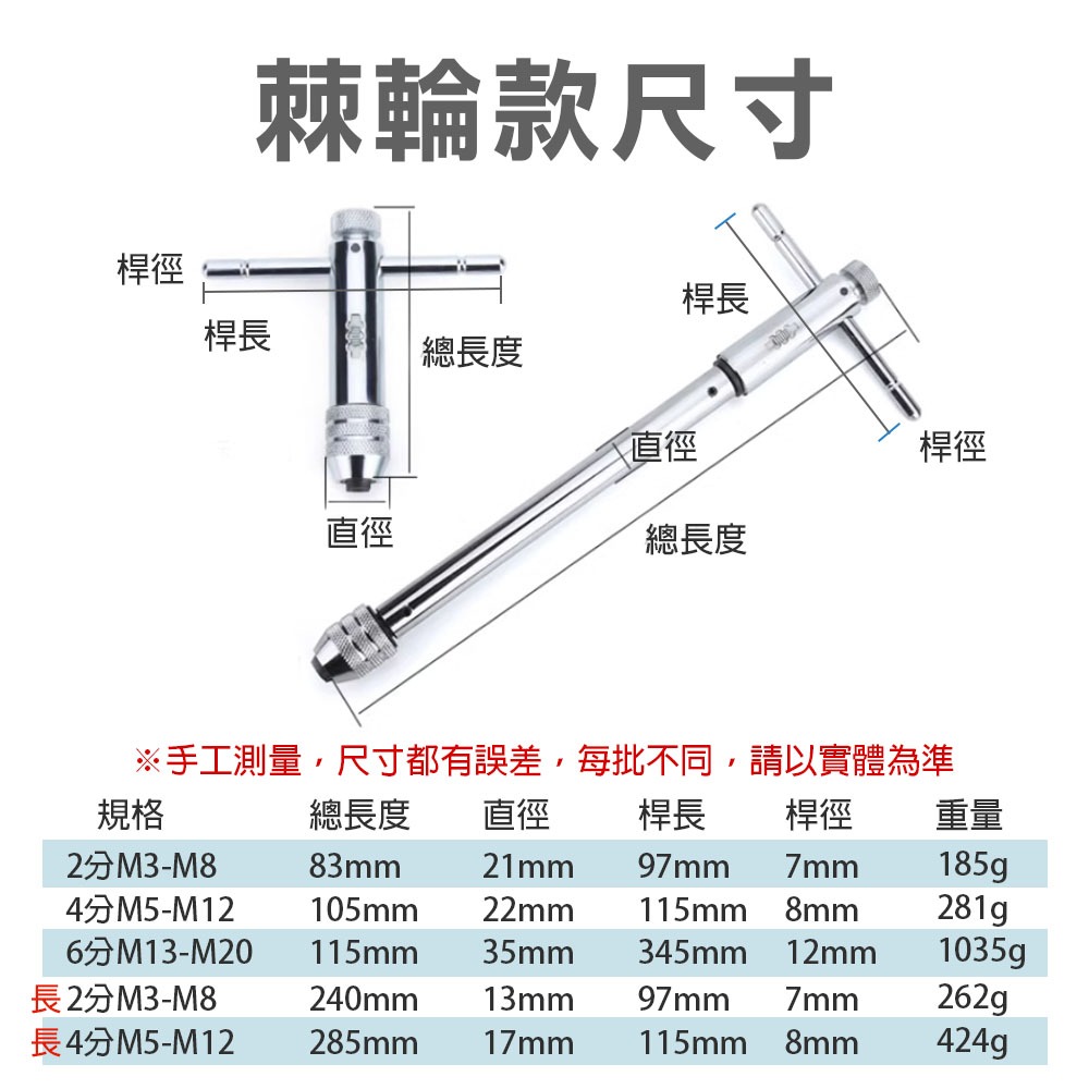 台灣現貨！T型棘輪絲攻板手 螺紋攻牙器 攻牙組 螺絲攻牙器 攻牙板手 絞牙器 絲錐 公制攻牙組 棘輪攻牙器 攻牙刀 | 蝦皮購物