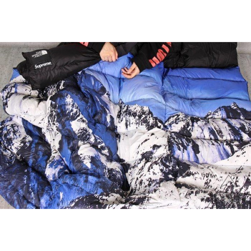 全新官方正品Supreme 北臉The North Face Blanket 雪山羽絨被攜帶棉被