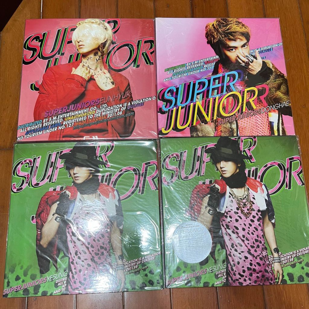 SUPER JUNIOR MR.SIMPLE 專輯 五輯 銀赫 東海 藝聲 | 蝦皮購物
