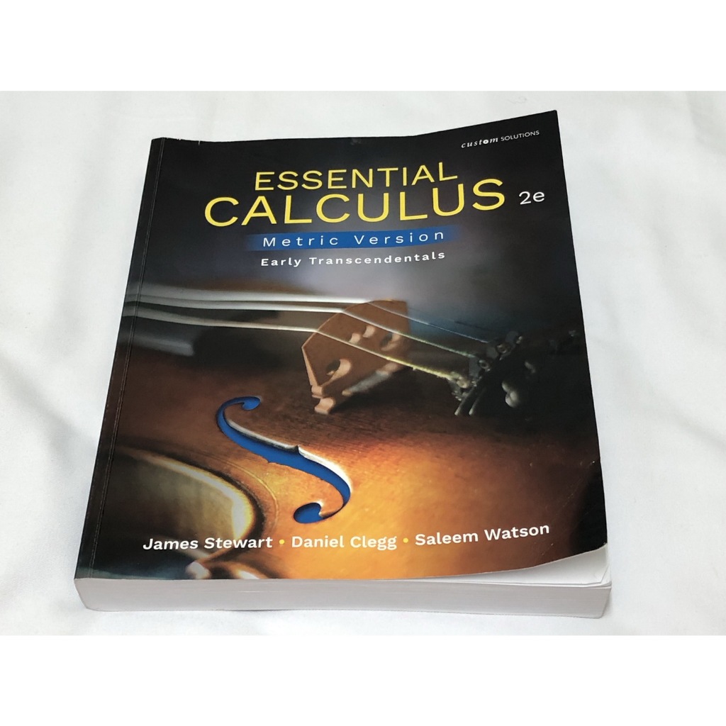 Essential Calculus 2 E Early Transcendentals Metric Version 蝦皮購物