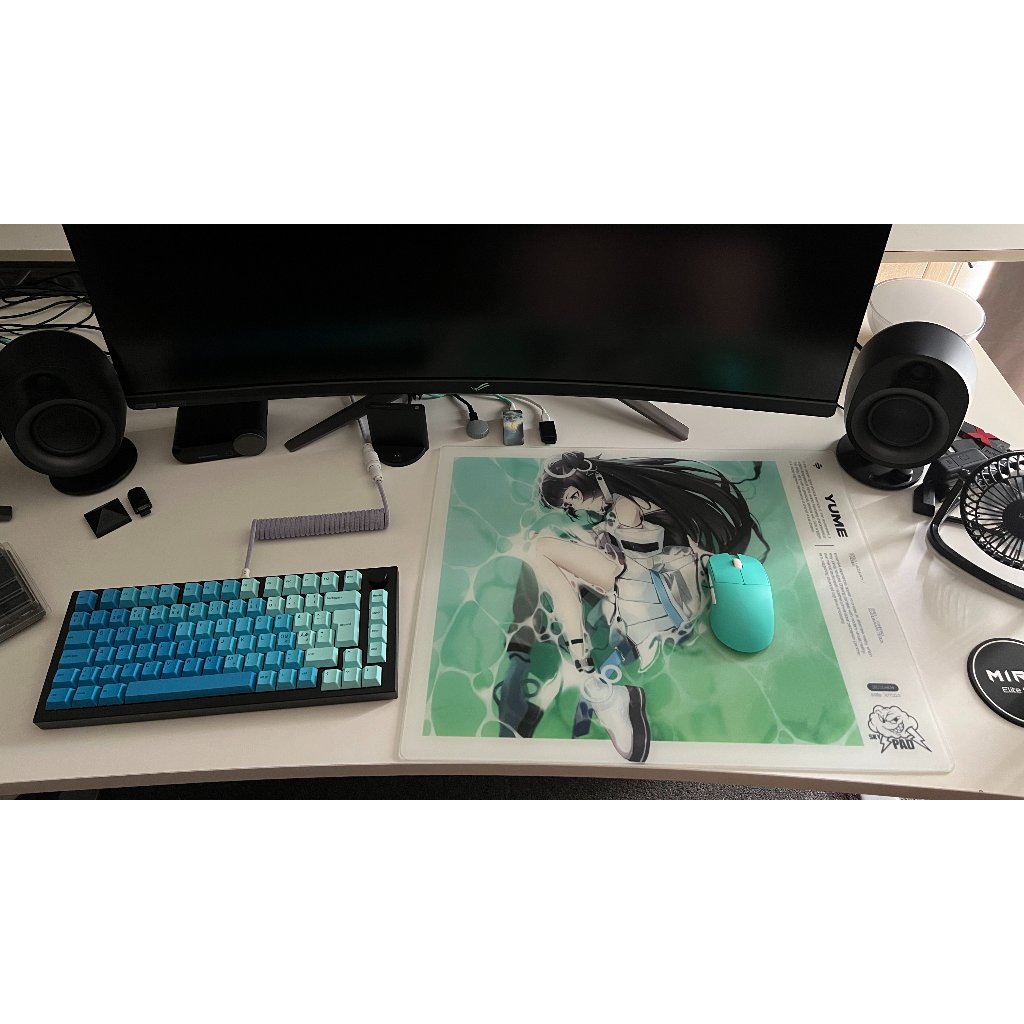 限量版SkyPAD 3.0 XL Water Yume、Dream Yume 玻璃滑鼠墊｜推薦搭配
