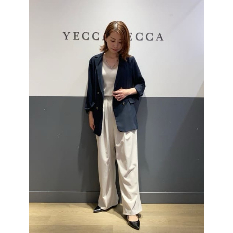。S郎。（現貨）日單小眾 VECCA 薄紗網紗拼接羅紋內搭背心 | 蝦皮購物