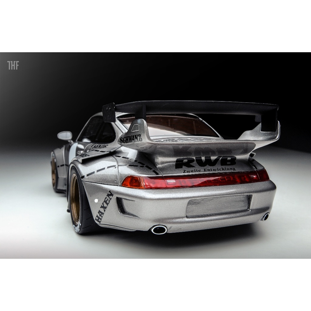 Porsche 911 993 RWB Silver Phantom 亞洲限定1/18 GT Spirit Porsche 911 993 RWB Silver Phantom 亞洲限定1/18 GT Spirit