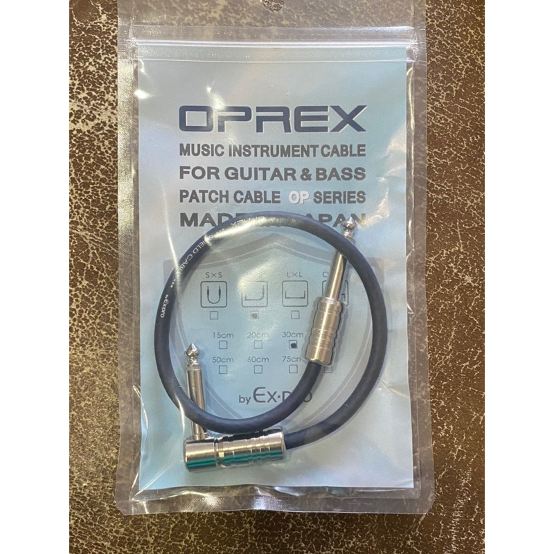 未使用 日本製OPREX by Ex•pro, 效果器用短導線， 長度30公分， 型號：OP-03LS | 蝦皮購物