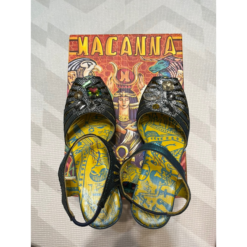 ｛全新｝MACANNA 麥坎納埃及寶石款限定涼鞋 | 蝦皮購物