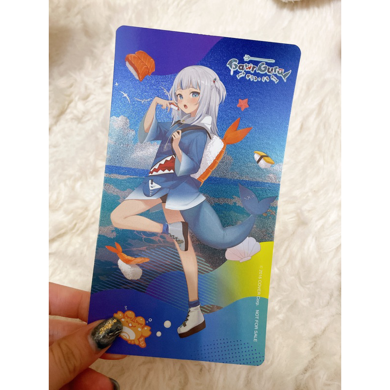 壽司郎 古拉 GAWR·GURA聯名款閃卡 鯊魚出沒目擊 | 蝦皮購物