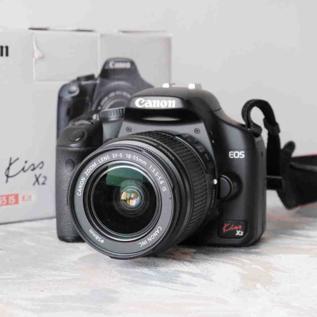 Canon EOS Kiss Digital X2 (450D) 附一顆鏡頭 自動 單眼 SLR CMOS 老數位 相機