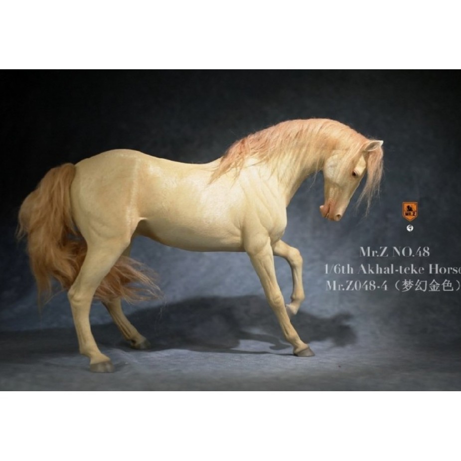 那間模型】MR.Z 1:6 汗血寶馬MR.Z048 馬白馬仿真公仔模型兵人