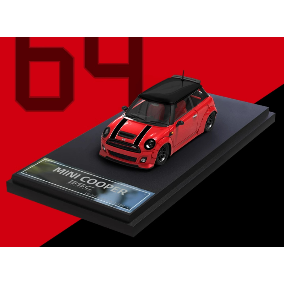 BSC 1:64 MINI COOPER LBWK 紅 | 蝦皮購物