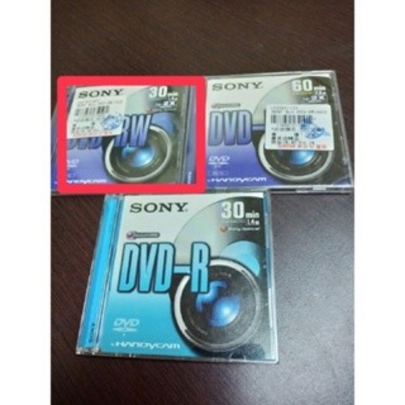 SONY 8CM DVD-RW 1.4GB 30min 1x-2x 適用攝影機 光碟 | 蝦皮購物