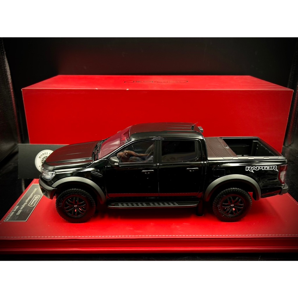 【收藏模人】MK Ford Ranger Raptor Pickup 皮卡 黑 1/18 1:18 | 蝦皮購物