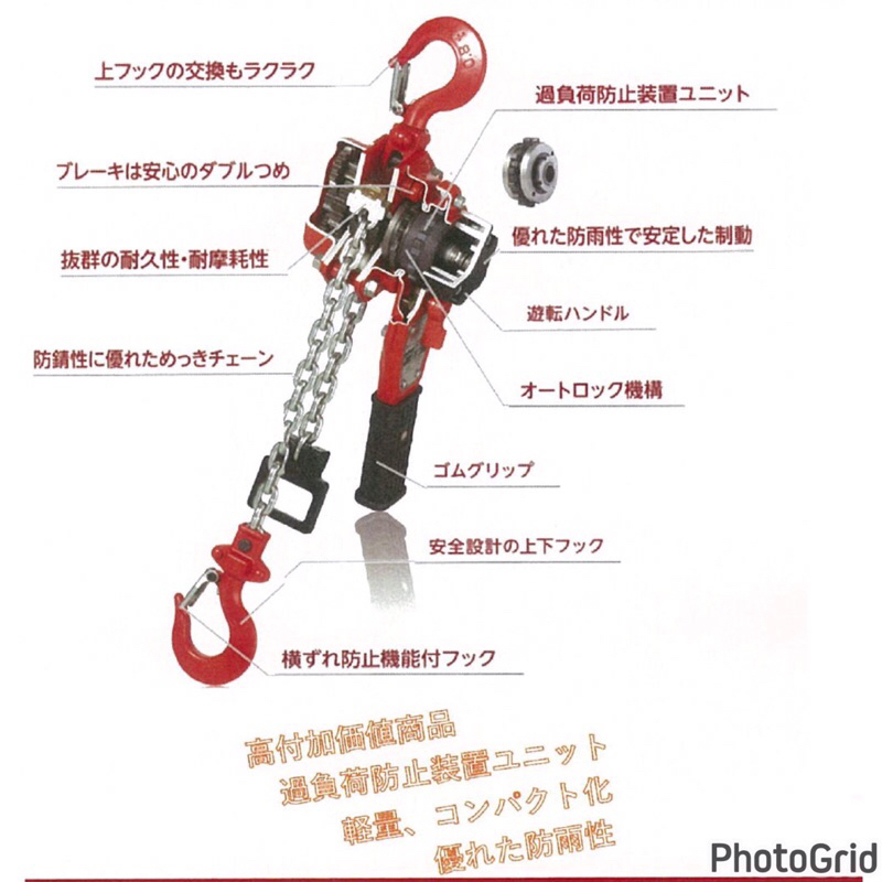 {JSL} 日本原裝 NITCHI 日智 RB5A 手搖吊車 | 蝦皮購物