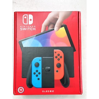 【直購價:7,900元】Nintendo Switch OLED 電光紅藍主機 台灣公司貨 (9成新) ~高價收購二手機