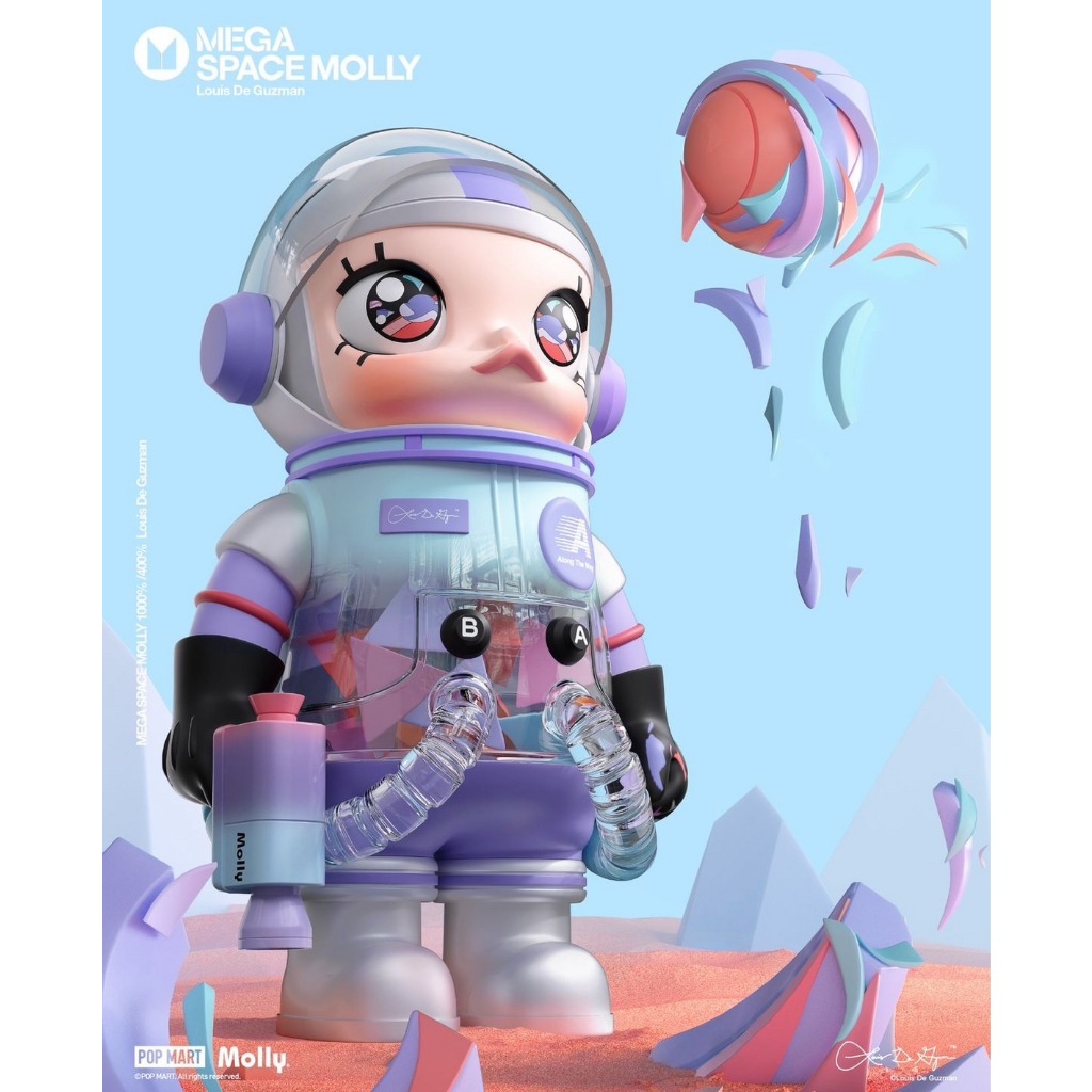 POP MART 泡泡瑪特MEGA SPACE MOLLY 400%路易斯LOUIS DE GUZMAN | 蝦皮購物