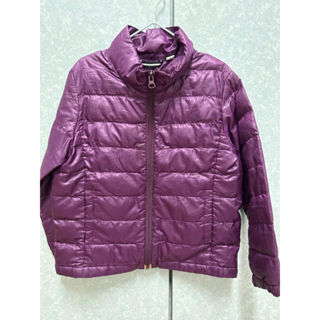 出清150［二手］Uniqlo 紫色保暖羽絨外套