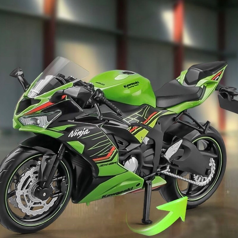 🇹🇼台灣現貨💫1:12 KAWASAKI 川崎忍者ZX-6R 合金重機模型| 蝦皮購物