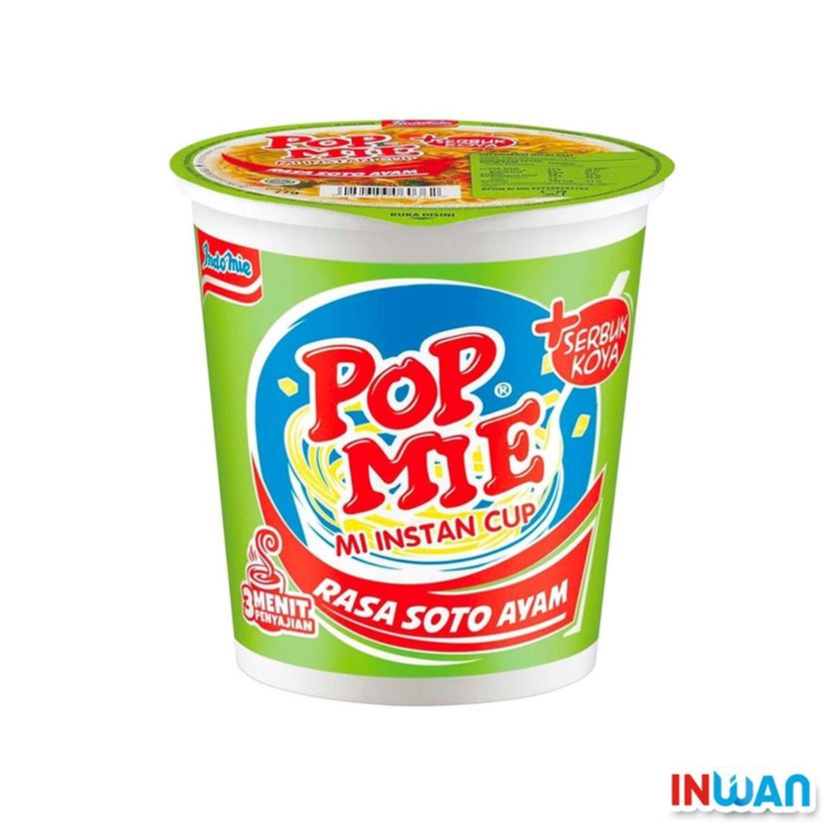 印尼 POPMIE CUP 杯麵 POPMI 香蔥雞肉 MIE GELAS 炒麵 泡麵 碗麵 | 蝦皮購物